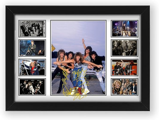 AllStarMedia Bon Jovi Signed Poster Print - Limited Edition Autographed Wall Art Merchandise