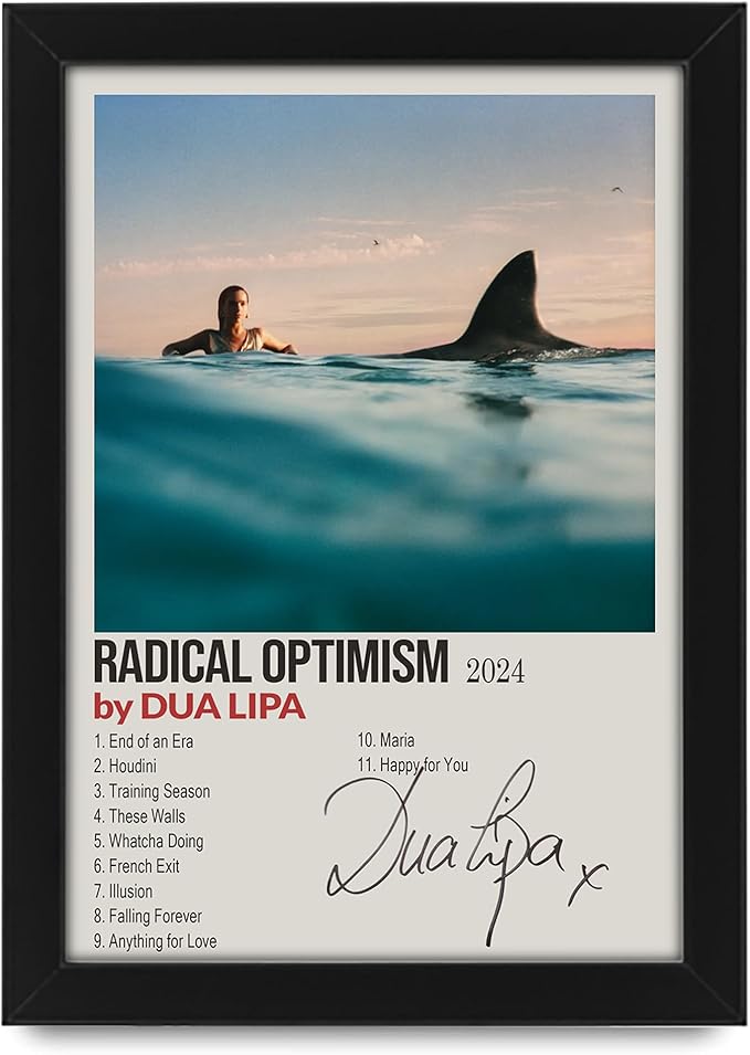 Dua Lipa Radical Optimism Signed Poster Print- Limited Edition Autograph Fan Gift – Collectible Memorabilia Merchandise