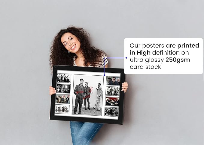 The Specials Autographed Collage Poster Print - Classic Ska Band Wall Art for Music Fans - Limited Edition Gift for Office, Home, Studio Wall Decor,