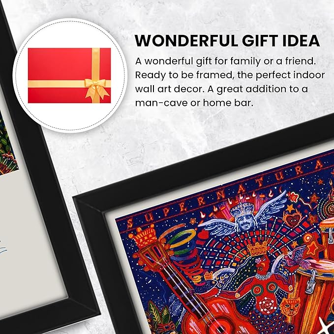 Santana - Supernatural Album Signed Poster Print- Limited Edition Autograph Fan Gift – Collectible Memorabilia Merchandise