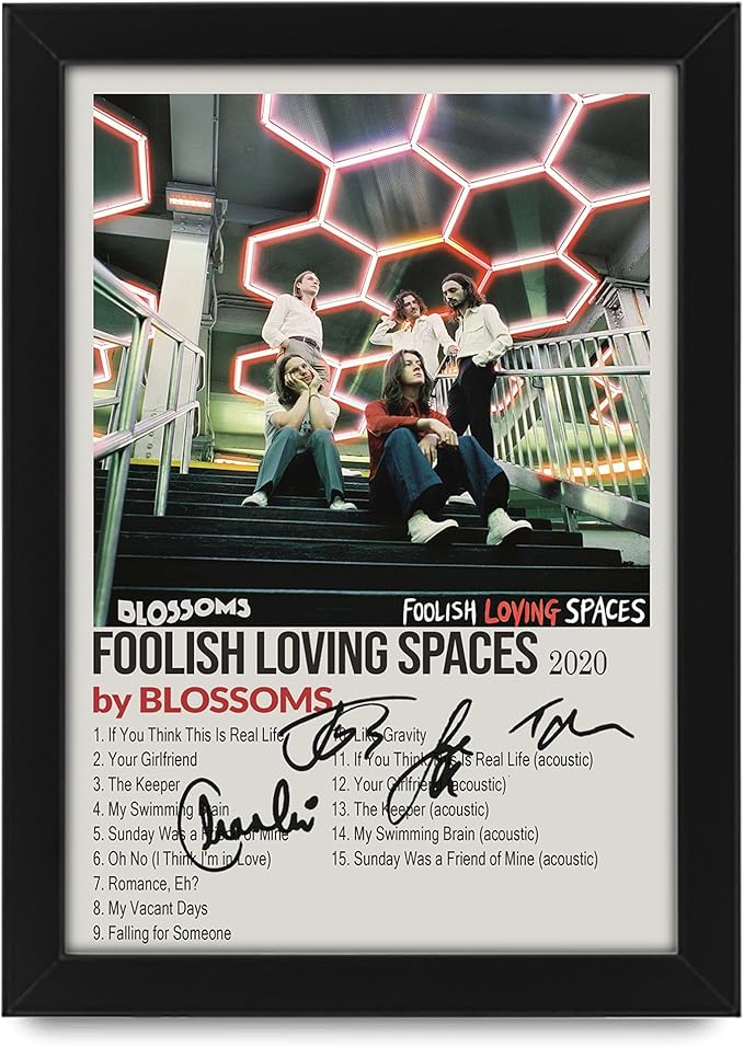 Blossoms Foolish Loving Spaces Signed Poster Print- Limited Edition Autograph Fan Gift – Collectible Memorabilia Merchandise
