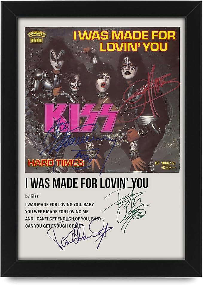 Kiss Signed Poster Print- Limited Edition Autograph Fan Gift – Collectible Memorabilia Merchandise