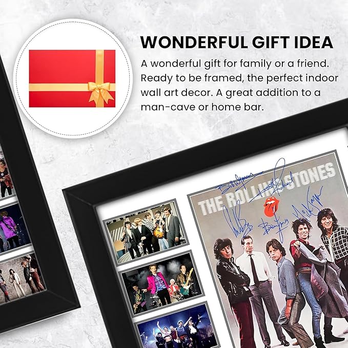 The Rolling Stones Signed Poster Print- Limited Edition Autograph Fan Gift – Collectible Memorabilia Merchandise