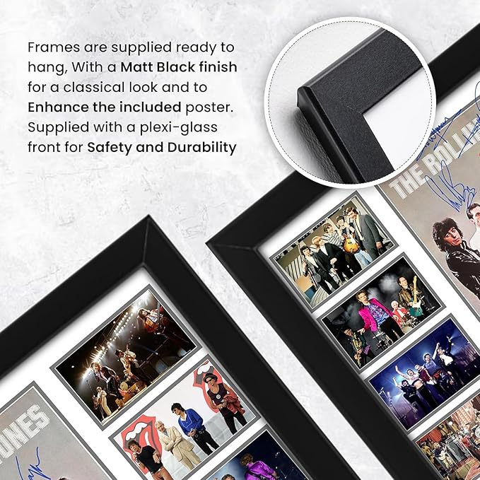 The Rolling Stones Signed Poster Print- Limited Edition Autograph Fan Gift – Collectible Memorabilia Merchandise