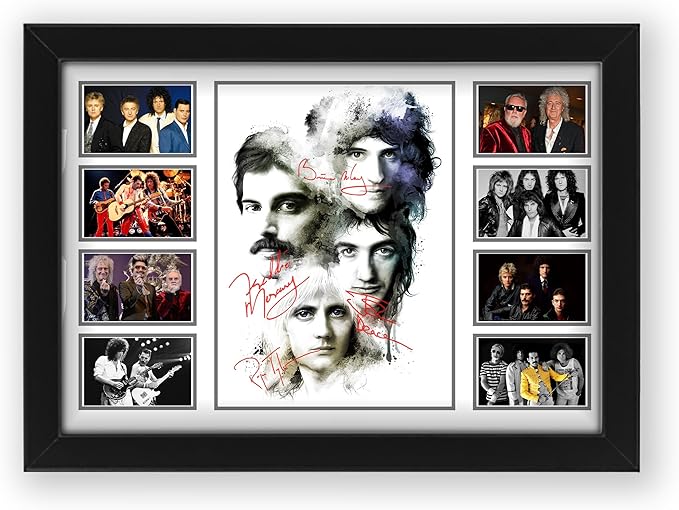 AllStarMedia Queen Poster - Limited Edition Signed Print - Autograph Fan Merchandise