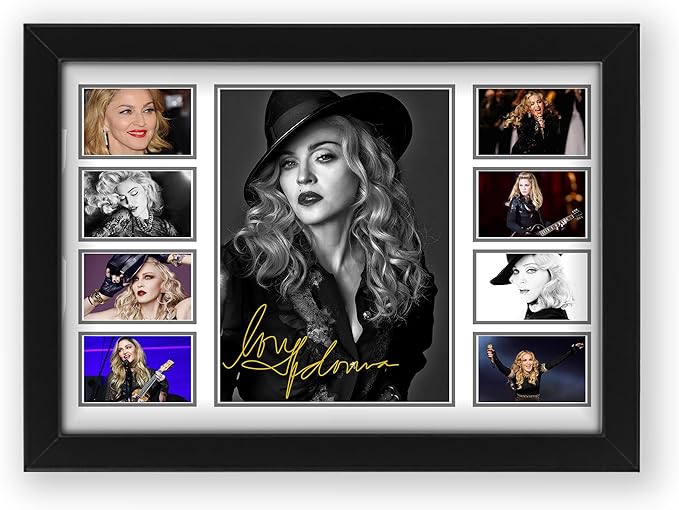 AllStarMedia Madonna Signed Poster Print - Iconic Pop Star Wall Art - Limited Edition Collectible )