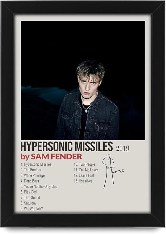 Sam Fender Hypersonic Missiles Signed Poster Print- Limited Edition Autograph Fan Gift – Collectible Memorabilia Merchandise