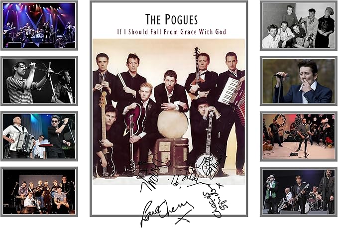 The Pogues Signed Poster Print- Limited Edition Autograph Fan Gift – Collectible Memorabilia Merchandise