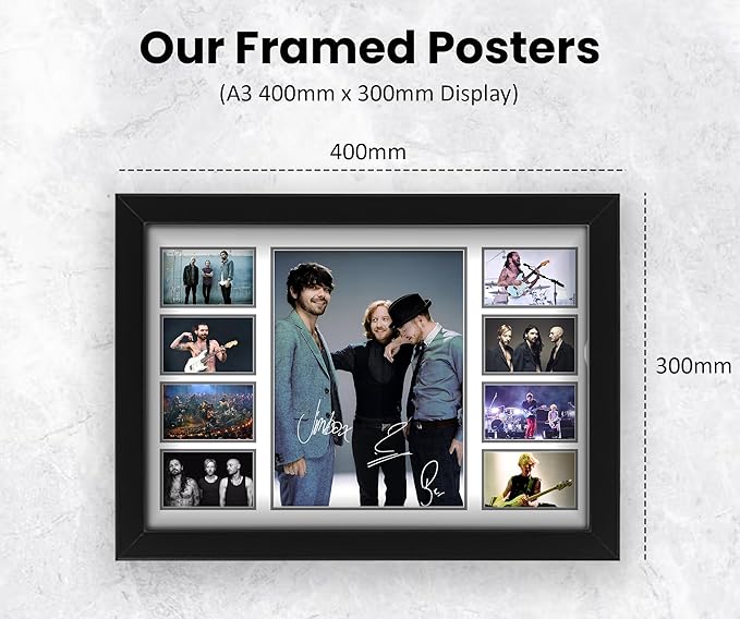 Biffy Clyro Signed Poster Print- Limited Edition Autograph Fan Gift – Collectible Memorabilia Merchandise