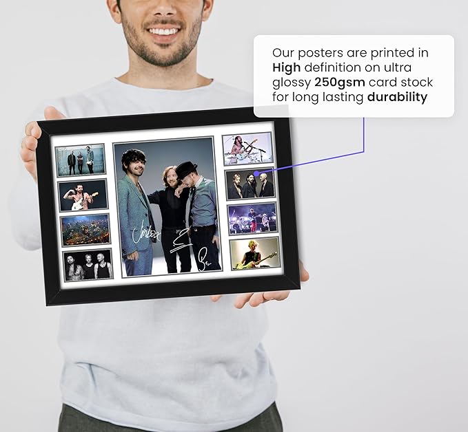 Biffy Clyro Signed Poster Print- Limited Edition Autograph Fan Gift – Collectible Memorabilia Merchandise