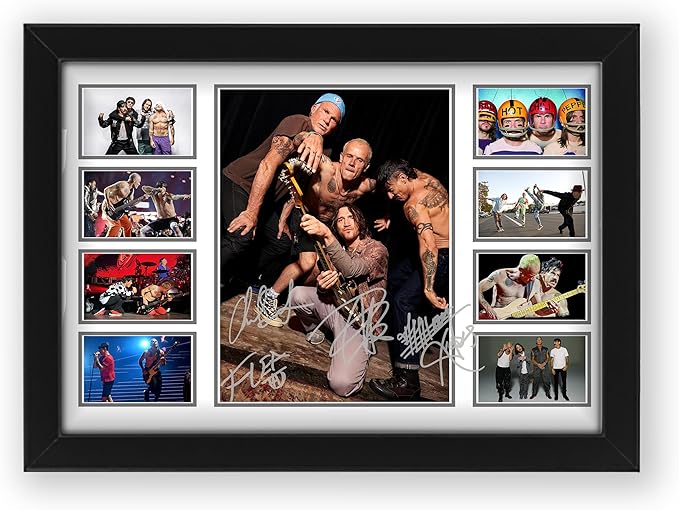 AllStarMedia Red Hot Chilli Peppers Stripes Poster, Memorabilia - Iconic Collectible for Fans