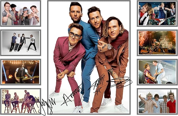 AllStarMedia McFly Music Signed Print Poster - Exclusive Collectible Wall Ar, Memorabilia - Collectible Merchandise & Gifts
