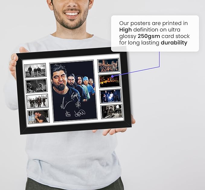 Deftones Signed Poster Print- Limited Edition Autograph Fan Gift – Collectible Memorabilia Merchandise