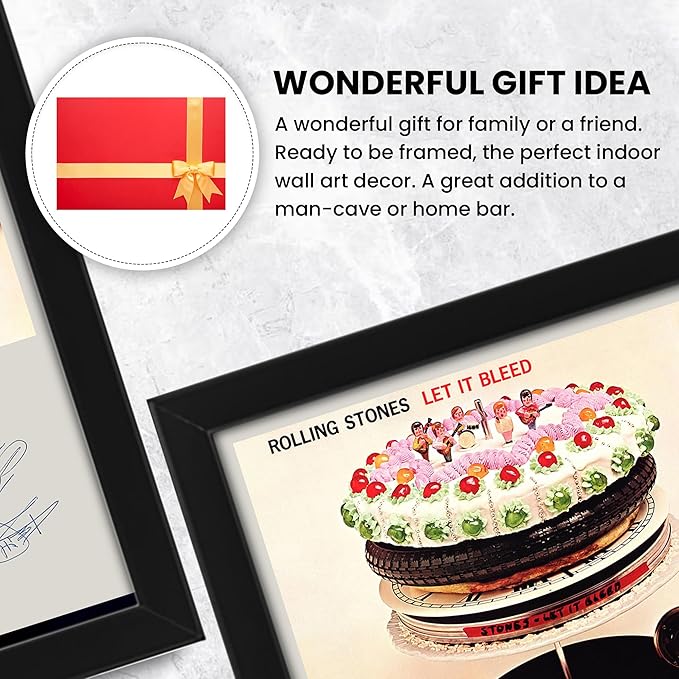 Rolling Stones Let It Bleed Signed Poster Print- Limited Edition Autograph Fan Gift – Collectible Memorabilia Merchandise