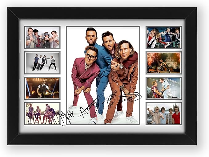 AllStarMedia McFly Music Signed Print Poster - Exclusive Collectible Wall Ar, Memorabilia - Collectible Merchandise & Gifts