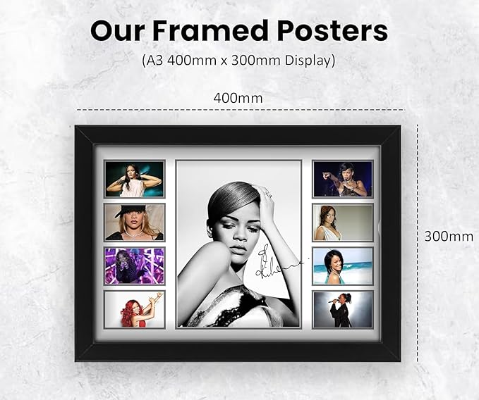 Rihanna Signed Poster Print- Limited Edition Autograph Fan Gift – Collectible Memorabilia Merchandise