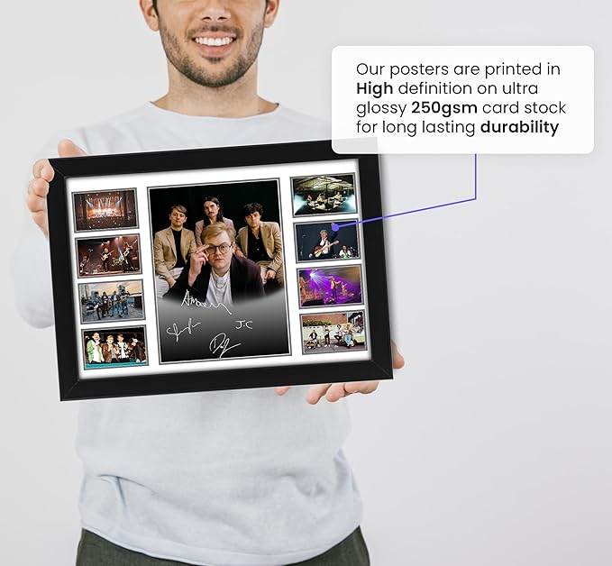 The Lathums Signed Poster Print- Limited Edition Autograph Fan Gift – Collectible Memorabilia Merchandise