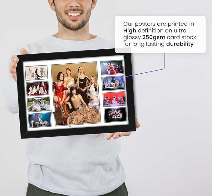 The Last Dinner Party Rock band Signed Poster Print- Limited Edition Autograph Fan Gift – Collectible Memorabilia Merchandise