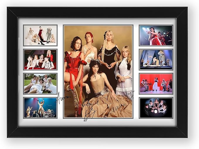 The Last Dinner Party Rock band Signed Poster Print- Limited Edition Autograph Fan Gift – Collectible Memorabilia Merchandise