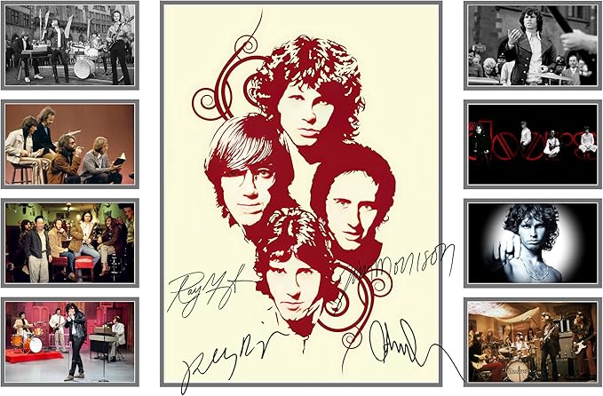 The Doors Signed Poster Print- Limited Edition Autograph Fan Gift – Collectible Memorabilia Merchandise