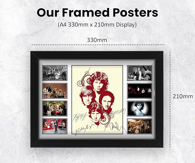 The Doors Signed Poster Print- Limited Edition Autograph Fan Gift – Collectible Memorabilia Merchandise