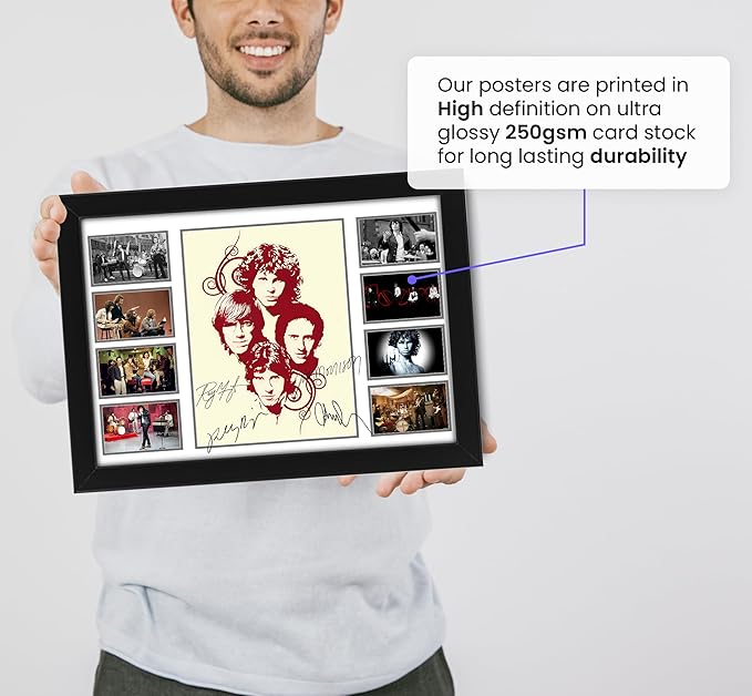 The Doors Signed Poster Print- Limited Edition Autograph Fan Gift – Collectible Memorabilia Merchandise