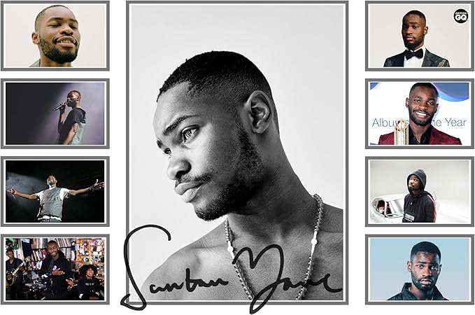 AllStarMedia Santan Dave Signed Poster Print - Limited Autograph Collage Artwork