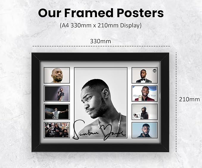 AllStarMedia Santan Dave Signed Poster Print - Limited Autograph Collage Artwork