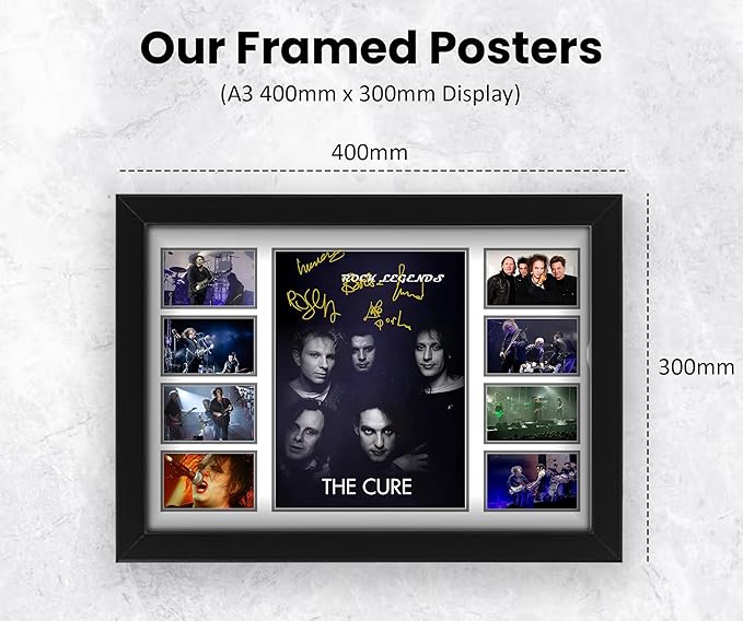 The Cure Signed Poster Print- Limited Edition Autograph Fan Gift – Collectible Memorabilia Merchandise