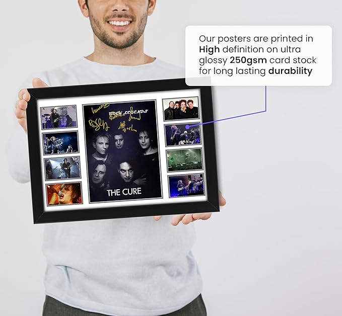 The Cure Signed Poster Print- Limited Edition Autograph Fan Gift – Collectible Memorabilia Merchandise