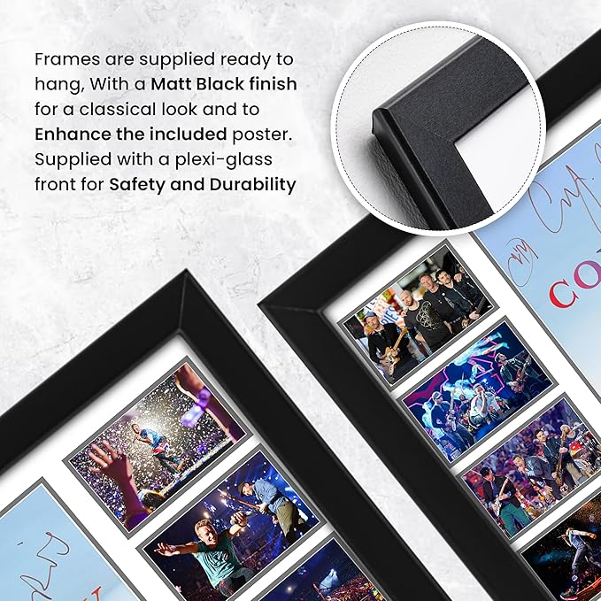 Coldplay Rock Band Signed Poster Print- Limited Edition Autograph Fan Gift – Collectible Memorabilia Merchandise