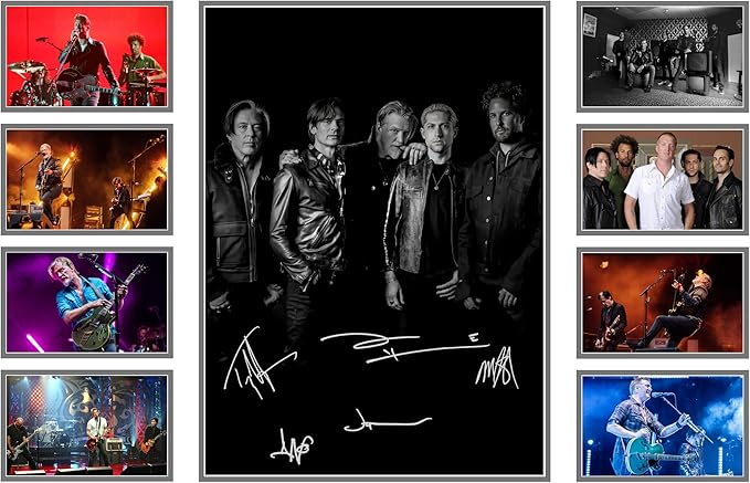 Queens of the Stone Age Autographed Poster Print – Limited Edition Signed Fan Gift – Collectible Memorabilia Merchandise