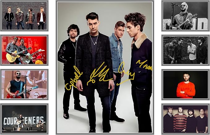 The Courteeners Signed Poster Print- Limited Edition Autograph Fan Gift – Collectible Memorabilia Merchandise