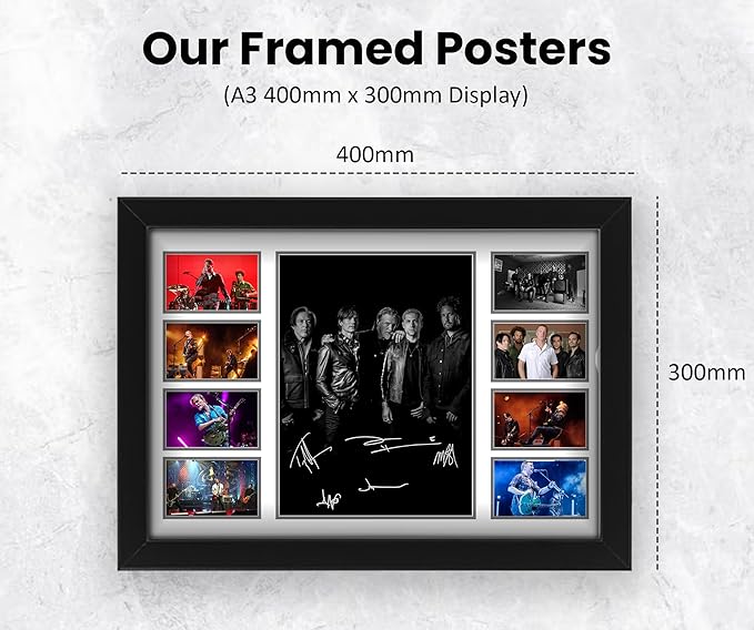 Queens of the Stone Age Autographed Poster Print – Limited Edition Signed Fan Gift – Collectible Memorabilia Merchandise