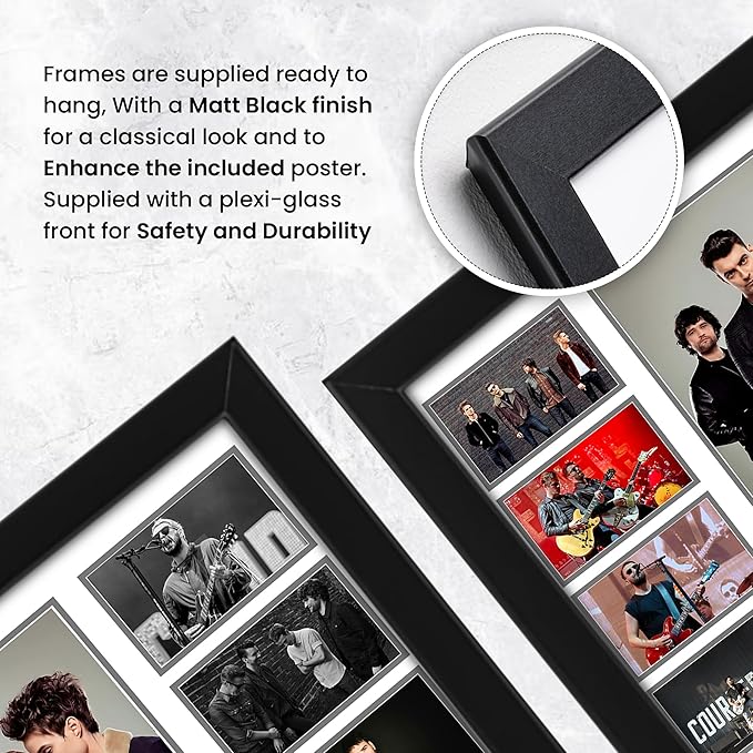 The Courteeners Signed Poster Print- Limited Edition Autograph Fan Gift – Collectible Memorabilia Merchandise