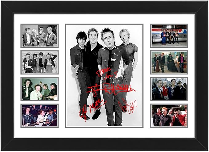 AllStarMedia Sex Pistols Autographed Collage Poster Print - Limited Edition Signed Gift