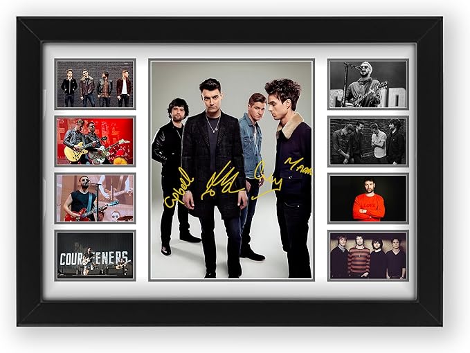 The Courteeners Signed Poster Print- Limited Edition Autograph Fan Gift – Collectible Memorabilia Merchandise