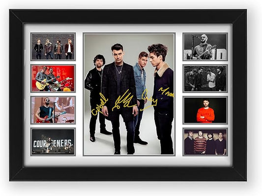 The Courteeners Signed Poster Print- Limited Edition Autograph Fan Gift – Collectible Memorabilia Merchandise