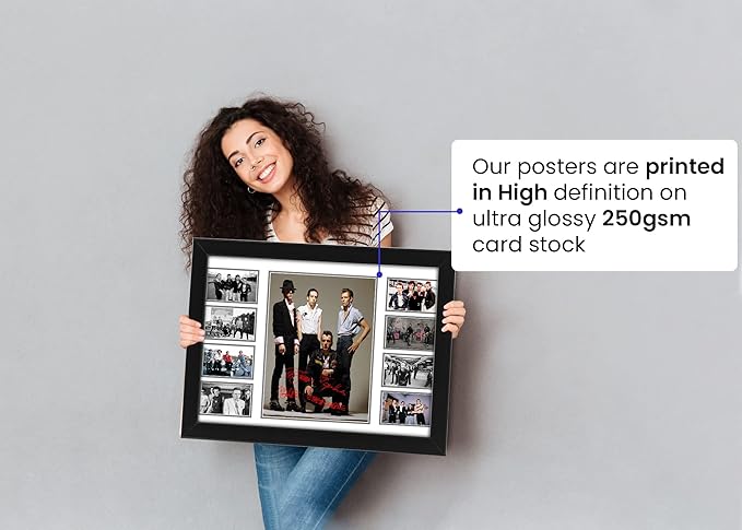 The Clash Autographed Collage Poster Print - Limited Edition British punk rock signed memorabilia