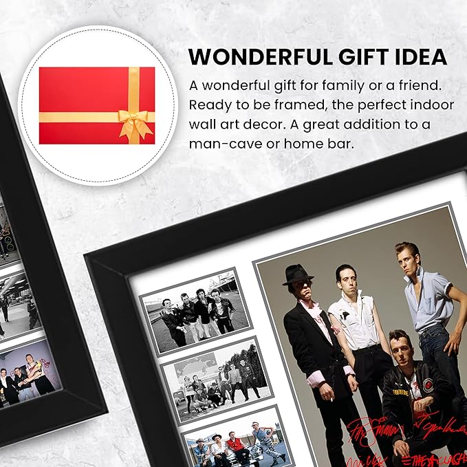 The Clash Autographed Collage Poster Print - Limited Edition British punk rock signed memorabilia