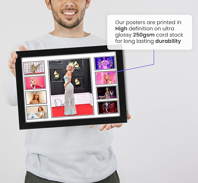 AllStarMedia Doja Cat Musical Signed Print Poster - Autographed Artwork, Exclusive Collectible