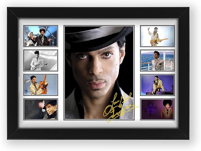 Prince Signed Poster Print- Limited Edition Autograph Fan Gift – Collectible Memorabilia Merchandise