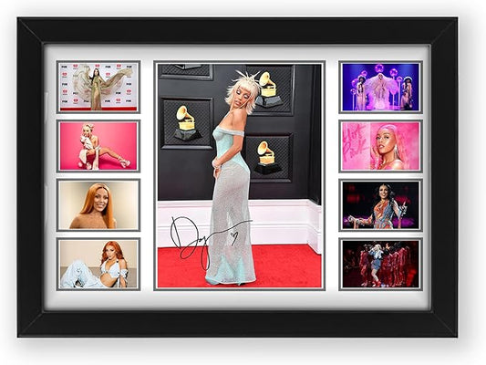 AllStarMedia Doja Cat Musical Signed Print Poster - Autographed Artwork, Exclusive Collectible