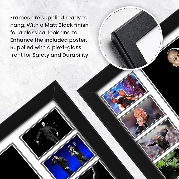 AllStarMedia Dr. Dre Musical Signed Print Poster - Iconic Rap Legend, Autographed Collectible Merchandise & Gifts