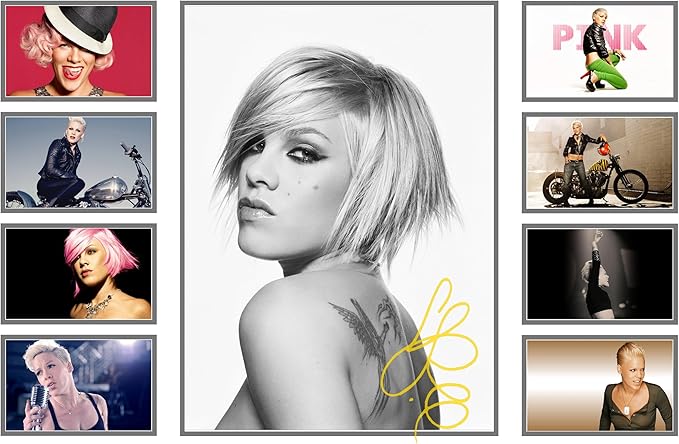 Pink Signed Poster Print- Limited Edition Autograph Fan Gift – Collectible Memorabilia Merchandise
