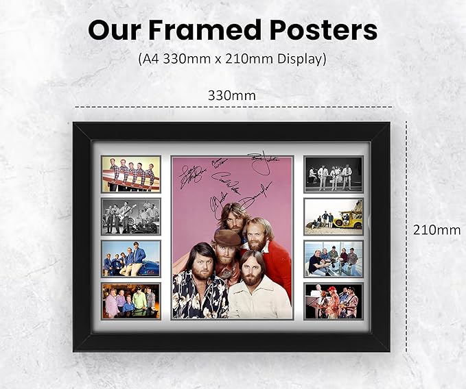 The Beach Boys Signed Poster Print- Limited Edition Autograph Fan Gift – Collectible Memorabilia Merchandise
