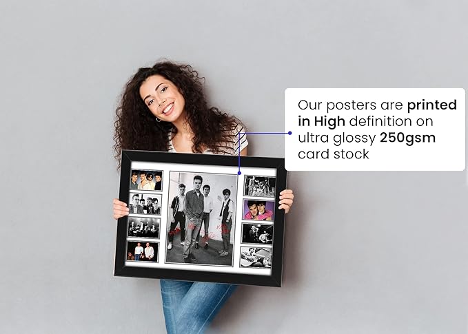 AllStarMedia The Smiths Autographed Collage Poster Print - Inspired Wall Art for Fans of 80s Indie Music, Limited Edition Poster for Fans, Home, Office Decor,