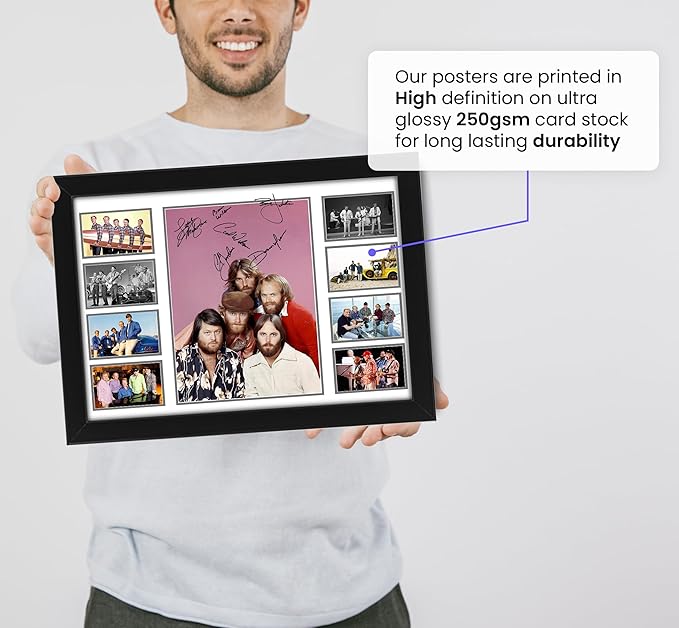 The Beach Boys Signed Poster Print- Limited Edition Autograph Fan Gift – Collectible Memorabilia Merchandise