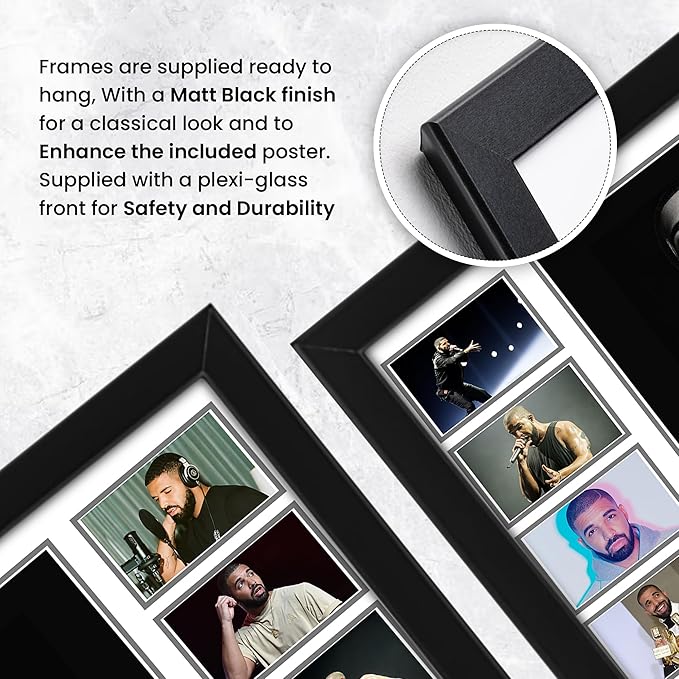AllStarMedia Drake Musical Singer Print Poster - Exclusive Collectible | Autographed Poster Display for Fans