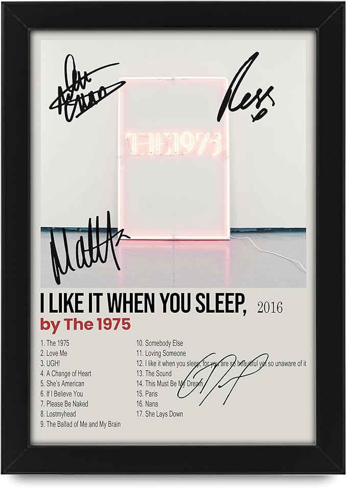 The 1975 Signed Poster Album Cover Print - Limited Edition Autograph Fan Gift – Collectible Memorabilia Merchandise